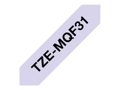 BROTHER Traka TZE-MQF31, laminirana, 12 mm x 4 m, crno-ljubičasta