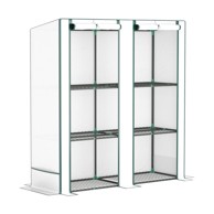 AGA vrtni plastenik, 144 x 48 x 152 cm, zelena