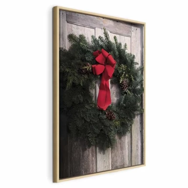 Slika Christmas Wreath, jednodijelna, okomita, 40x60 cm