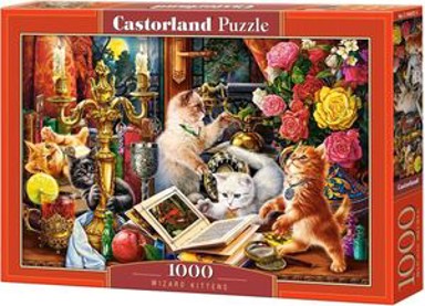 Puzzle Mačići čarobnjaci, 1000 komada