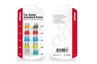 AMIO Set Standardnih auto osigurača, MIX, blister 10 kom, višebojni