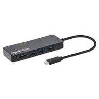DELOCK USB Koncentrator, 4 USB-A 3.0, 1 USB-A za punjenje, sivi
