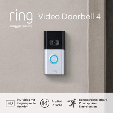 RING Video doorbell 4 - akumulatorski video domofon, certificiran i obnovljen