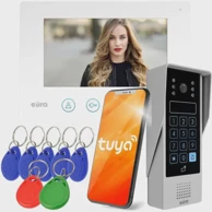 EURA Wideodomofon VDP-90A3 DELTA s monitorom Tuya, bijela