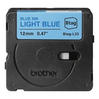 BROTHER Traka za označavanje BTAGL33, 12 mm, plava na svijetloplavoj