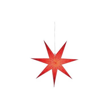 STAR TRADING Dekoracija crvenog svjetla Dot, Ø 70 cm