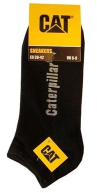 CAT Muške radne čarape AV51, crne, 43/46, 3 para