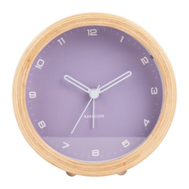 KARLSSON Budilica Gentle ø 12 cm, prirodna