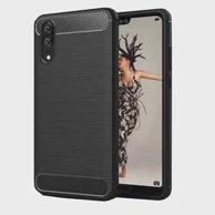 OEM Maskica Carbon Case za Huawei P20 Pro, crna