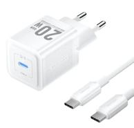 VENTION Punjač VEN-TZ-FEPW0-EU-01, USB-C, 20W, s kabelom 1 m, bijeli