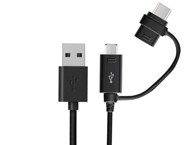 SAMSUNG Kabel EP-DG950DBE Combo, USB C ili MicroUSB na USB