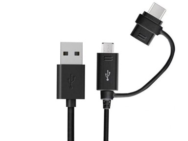 SAMSUNG Kabel EP-DG950DBE Combo, USB C ili MicroUSB na USB