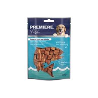 PREMIERE Poslastica za pse Snack It kockice s lososom 100 g