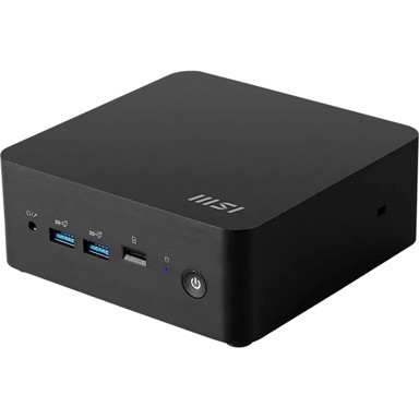 MSI Mini stolno računalo Cubi NUC 1MG-014BEU, Intel Core 3 100U, 8 GB DDR5, 512 GB SSD, Intel Graphics, Windows 11 Home, crna