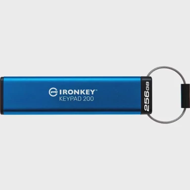 KINGSTON USB stick IronKey Keypad 200 256 GB plavi USB-A 3.2 Gen 1