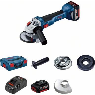 BOSCH AKU kutna brusilica GWS 18V-10, 2x5,0 Ah BOX