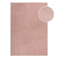 FLAIR RUGS Ružičasti vuneni tepih Zen Garden, 120 x 170 cm