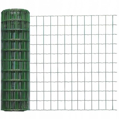 BETAFENCE Zavarena PVC pocinčana mreža za ogradu 0,5 x 5 m, zelena