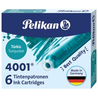 PELIKAN Tinta za nalivpero patrone pk6 4001 301705 tirkiz