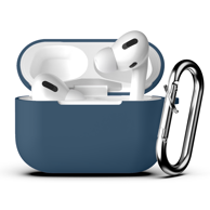 GOOSPERY Silikonska karabiner maskica Mercury za AirPods Pro, Navy