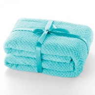 DECOKING Tirkizni pokrivač od mikrovlakana Henry, 150x70 cm