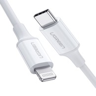 UGREEN Kabel USB-C Lightning, 1 m, srebrni