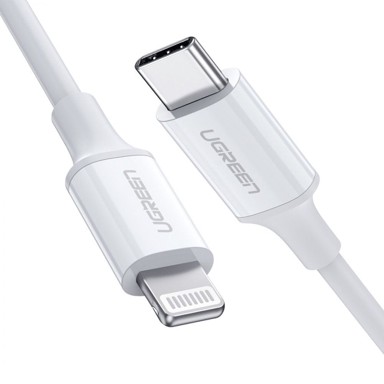 UGREEN Kabel USB-C Lightning, 1 m, srebrni