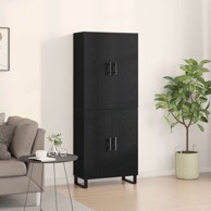 Kabineti 2 kom 69,5x34x180 cm konstruirano drvo, crni hrast  