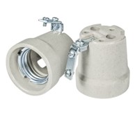 ALING CONEL E27 stojeće porculansko grlo sa metalnim držaćem za plafonjere