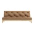 KARUP DESIGN Podesivi kauč Fresh Natural Clear/Mocca Smeđa, 200x100x82 cm
