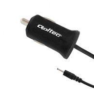 QOLTEC auto punjač 12-24V / 12W / 5V / 2.4A / 2.5*0.7 / 1.4m