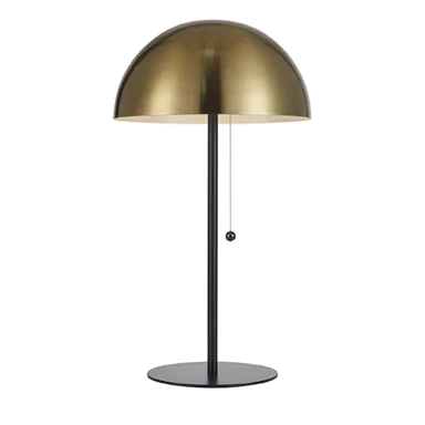 Stolna lampa Dome, E14, crna/staro zlato