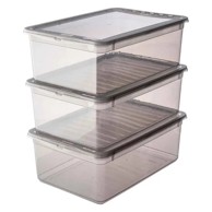 KEEEPER Organizator set, 3x11l, siva