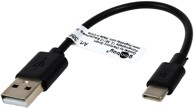 GOOBAY USB-C kabel za punjenje i sinkronizaciju, 0,1 m, crni