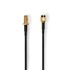 NEDIS RP-SMA kabel muški – ženski, 50 Ω, 5 m, crni