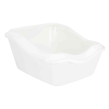TRIXIE Posuda za pijesak Cleany Cat s rubom 45×29×54 cm, bijela