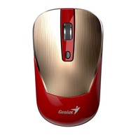 GENIUS Miš NX-7125, bežični, 1200 DPI, zlatno-crveni