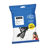 ZED ELECTRONIC Kabel USBC-MIC/1,0 4232, USB-A na Micro USB, dužina 1 m, crni