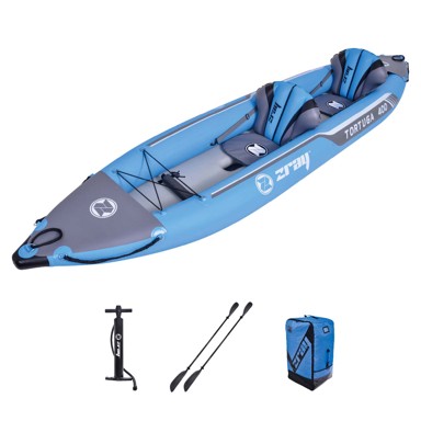 Kajak, dvosjed, Tortuga 400, hibrid, 386x86 cm