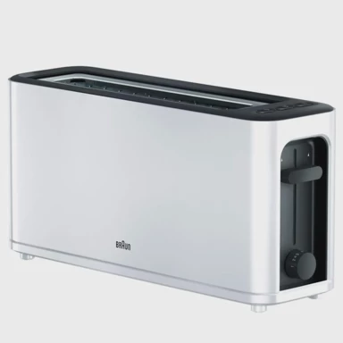 BRAUN Toster PurEase HT 3100, za 2 kriške, dugi utor, bijela boja