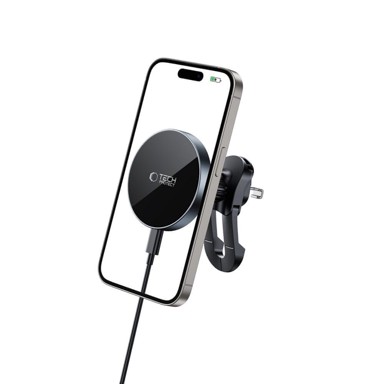 TECH-PROTECT Držač mobitela V5 MagSafe Stable Vent 15W, crna