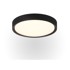 TRIO Mat crna LED stropna svjetiljka ø 33 cm Clarimo 