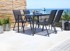 MODERNHOME Set od 2 vrtne stolice, crne