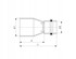 DIAMOND Mjedena mufa 22x15 za plin Profipress Viega