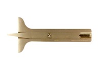 SW-STAHL Alat za mjerenje dubine utora na gumi, mjerno područje od 1-10mm šubler 72311L