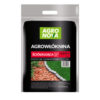 AGRIMPEX Agrotekstil za malčiranje Agro-nowa 1,6x5 m, 8 m², crni