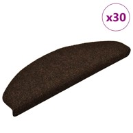 Samoljepljivi otirači za stepenice 30 kom smeđe 65x21x4 cm