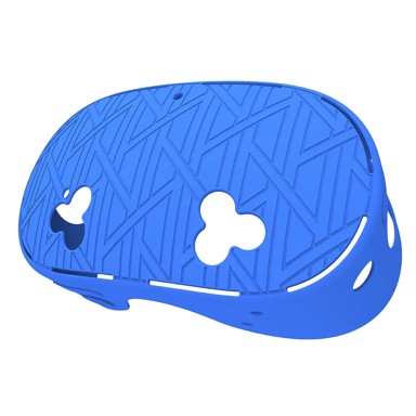 Silikonska zaštitna navlaka s ventilacijom, kompatibilna s Meta Quest 3S, plava