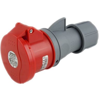 FAMATEL Utičnica spojka, 32A/380÷415, 4 Polni (3P+E), IP44