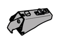 MENABO Postolje krovnog nosača Tiger Silver